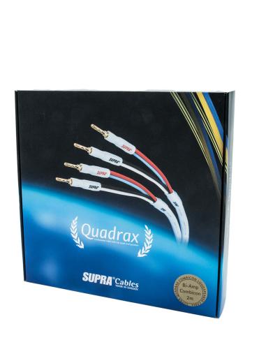 QUADRAX 4X2.0 BI-AMP COMBICON SUPRA CABLES