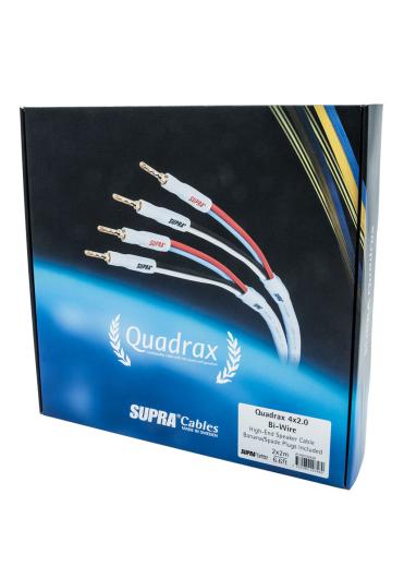 QUADRAX 4X2.0 BI-WIRE COMBICON SUPRA CABLES