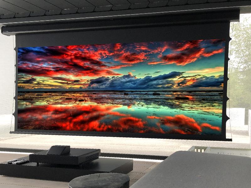 home cinema in terrazzo 1